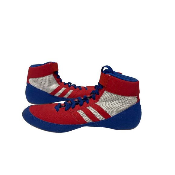 Adidas Men's HVC 2 Wrestling Boxing Shoe Red White Blue Combat Speed Size 9 - Picture 6 of 10